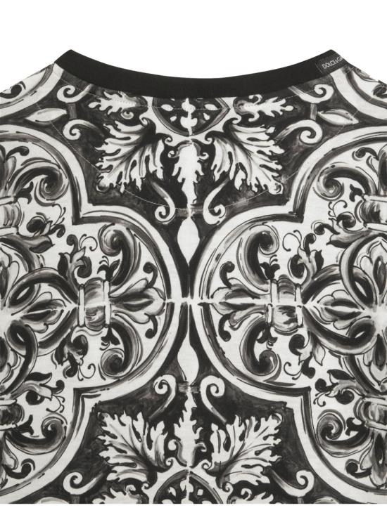 25FW [키즈] 돌체앤가바나 티셔츠 L4JTHVK II7EDHY5DQ WHITE - DOLCE & GABBANA