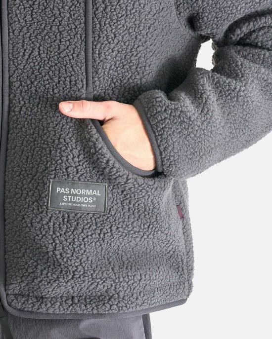  파노말스튜디오 자켓 파스 노멀 스튜디오 오프 레이스 파일 플리스 재킷 - PAS NORMAL STUDIOS