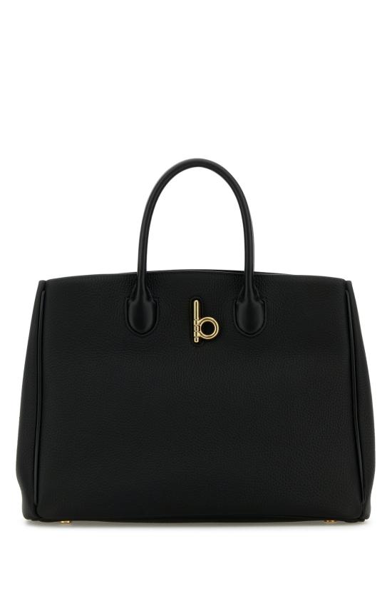  버버리 스몰 락킹 호스 토트백 8099401 A1189 BLACK