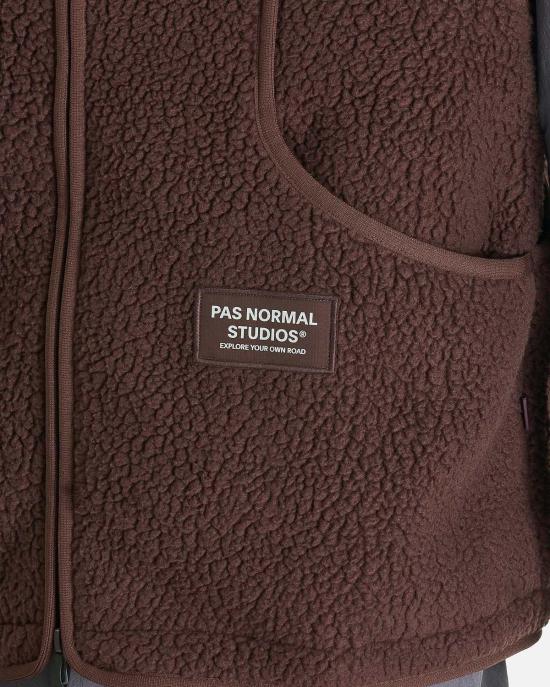  파노말스튜디오 베스트 파스 노멀 스튜디오 오프 레이스 파일 플리스 조끼 - PAS NORMAL STUDIOS