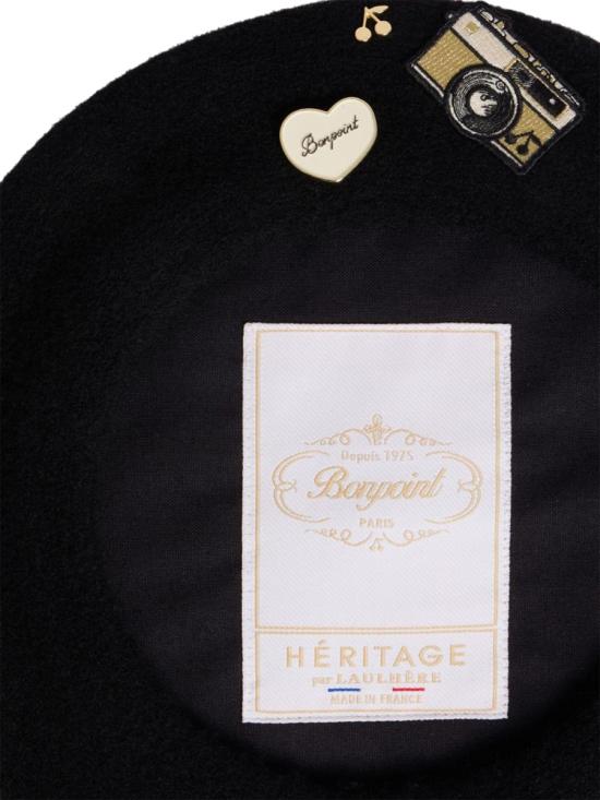 25FW [키즈] 봉쁘앙 모자 P05GACW00001K 099 BLACK - BONPOINT