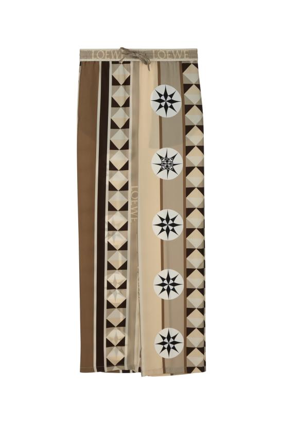 25SS 로에베 스트레이트 팬츠 S616Y04X84 BEIGEMULTICOLOR