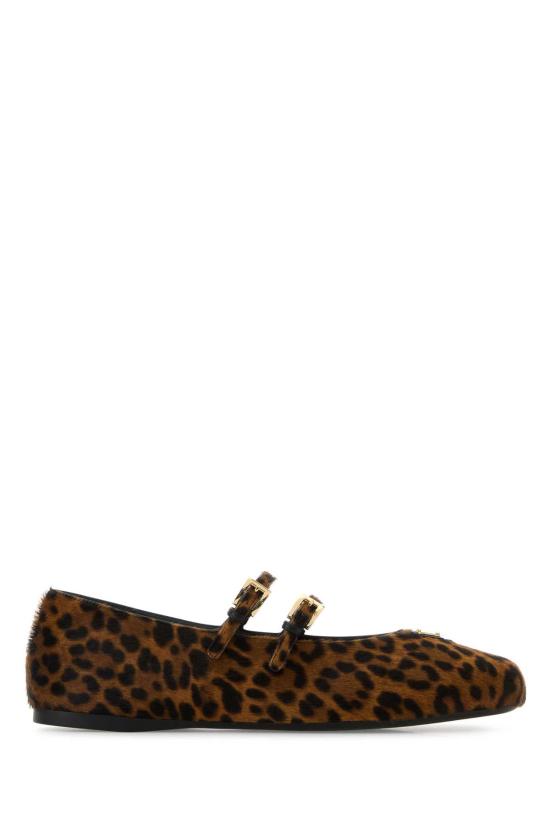 25FW 프라다 플랫 슈즈 1F794NFD005L8H F0151 Animal Print