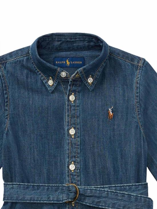 26SS [키즈] 폴로 랄프로렌 원피스 312698860K 001INDIGO BLUE - POLO RALPH LAUREN