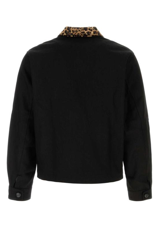 25SS 어니스트 더블유 베이커 봄버 자켓 JA48TF03 BLACKORGANICDENIM Black - ERNEST W. BAKER