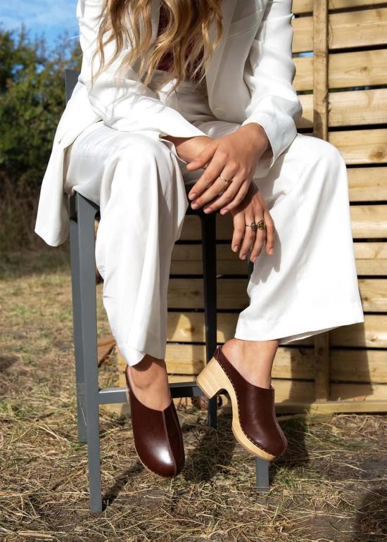  유유 뮬/슬리퍼 이그린 클로그 초코 - YOUYOU