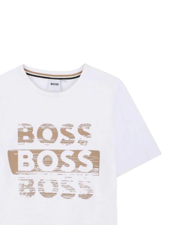 25FW [키즈] 보스 티셔츠 J52366K 10P WHITE - BOSS