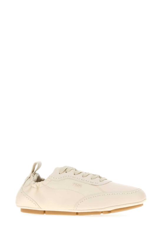 25FW 펜디 핏 레더 로우탑 스니커즈 7E1799AE86 F1JIS White - FENDI