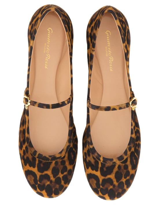 26SS 지안비토로시 플랫 슈즈 G22223 05GOMCMDALLP ANIMALIER - GIANVITO ROSSI