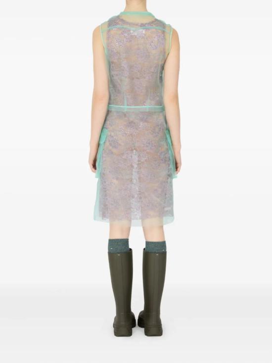 25FW 마르지엘라 미디 원피스 S51DD0048MTN114 642 EMERALD ANTIQUE ROSE - MAISON MARGIELA