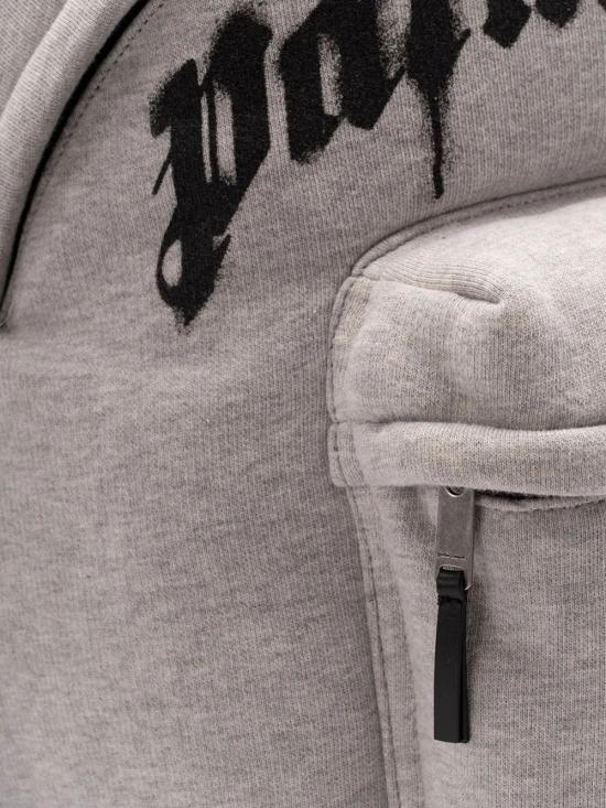 25FW 팜앤젤스 백팩 PMNB024F25FLE002 0810 GREY MELANGE BLACK - PALM ANGELS