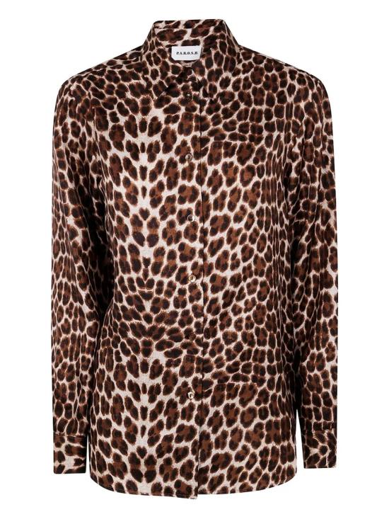 25FW 파로쉬 블라우스 D381239STAIN 808 FANTASIA MARRONE - PAROSH