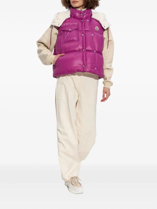 25FW 몽클레어 Pario 파리오 후디드 다운 베스트 K20931A00096596XE 551 PINK - MONCLER