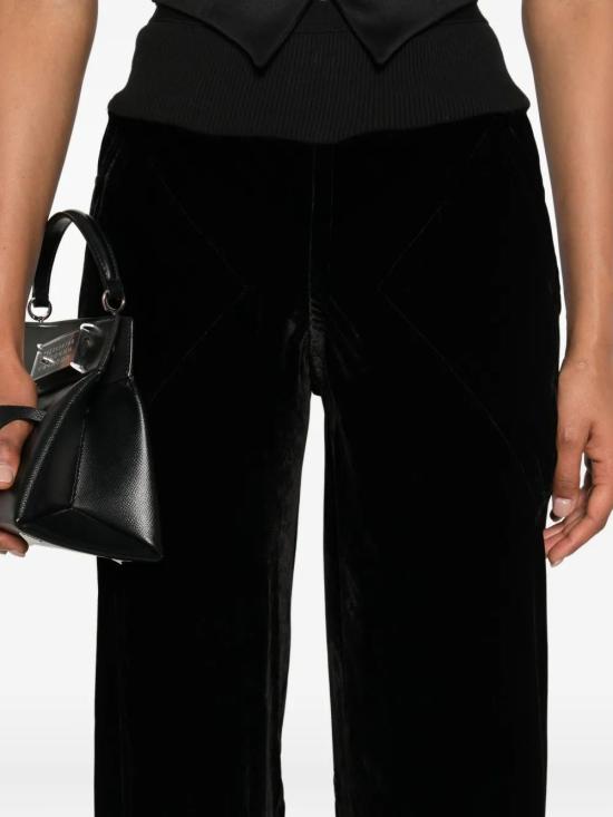 25FW 릭 오웬스 스트레이트 팬츠 RP02E4301V 09 BLACK - RICK OWENS