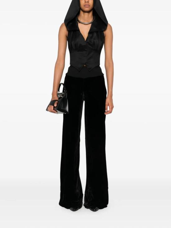 25FW 릭 오웬스 스트레이트 팬츠 RP02E4301V 09 BLACK - RICK OWENS