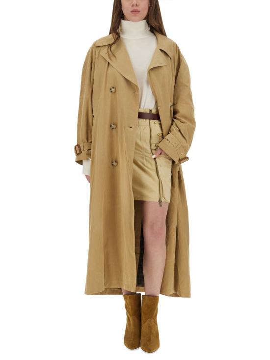 25FW 이자벨마랑 트렌치 코트 MA0458FA C3C02I90BE BEIGE - ISABEL MARANT