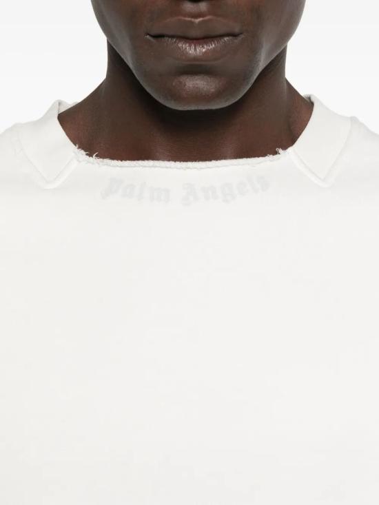 25FW 팜앤젤스 긴팔 티셔츠 PMBA08KF25FLE001 030B OFF WHITE IVORY - PALM ANGELS