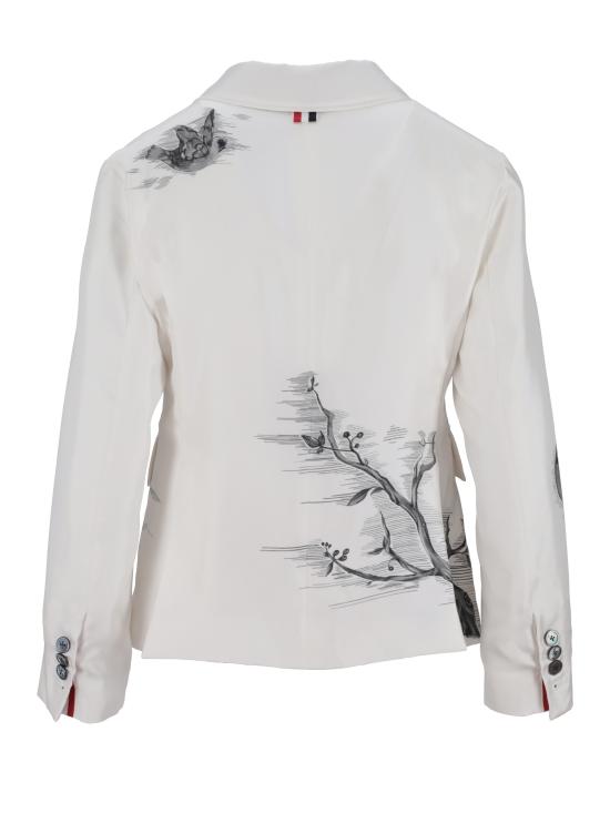 25FW 톰브라운 코트 FBC812AF1046 100 WHITE - THOM BROWNE