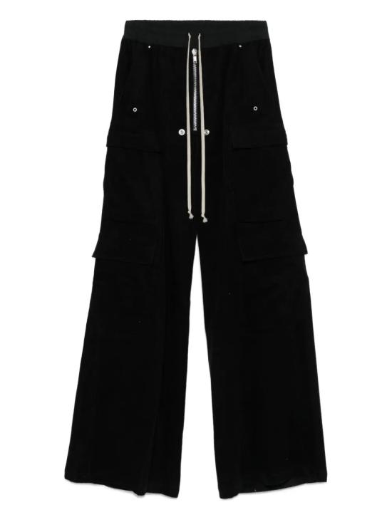 25FW 릭 오웬스 스트레이트 팬츠 RU02E1339MLC9 09 BLACK - RICK OWENS