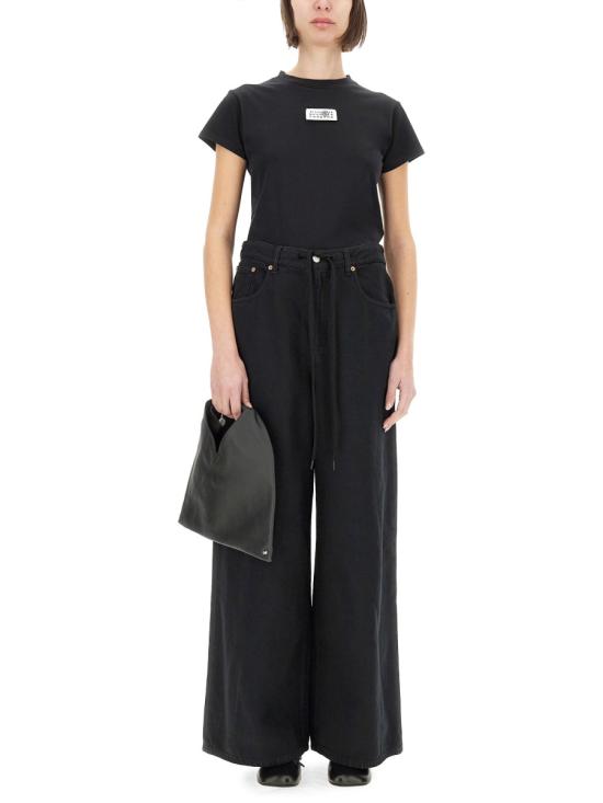 25FW MM6 메종마르지엘라 탑 S52GC0327 S24312900 BLACK - MM6 MAISON MARGIELA