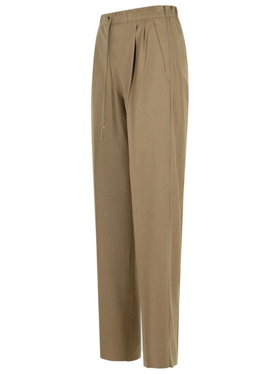 25FW 막스마라 스트레이트 팬츠 2521136181005 Brown - MAX MARA