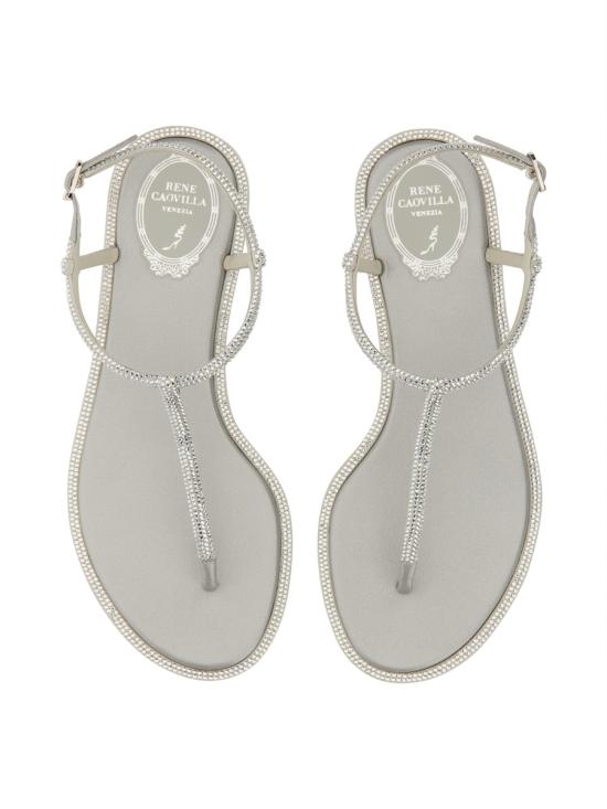 25FW 르네 카오빌라 플랫 슈즈 C11574 010R001V232 SILVER - RENE CAOVILLA