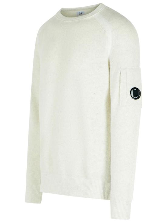25FW 씨피 컴퍼니 스웨터 19CMKN252A 006170AM12 White - C.P. COMPANY