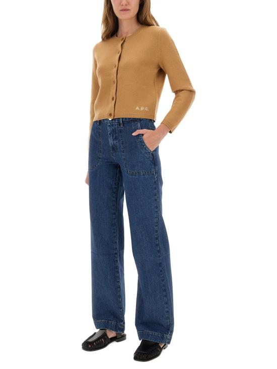 25FW 아페쎄 가디건 WVBDK F22301 CAB BEIGE - A.P.C.