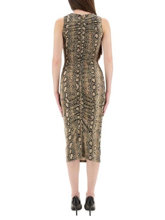 25FW 마이클 코어스 미디 원피스 MT58319HMC 120SOFTECRU ANIMALIER - MICHAEL KORS