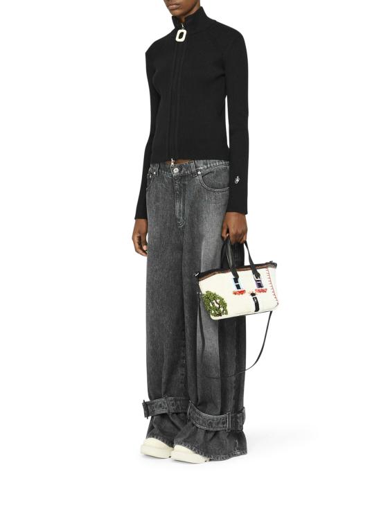 25FW JW앤더슨 스웨터 KW1353 YN0398999 BLACK - JW ANDERSON