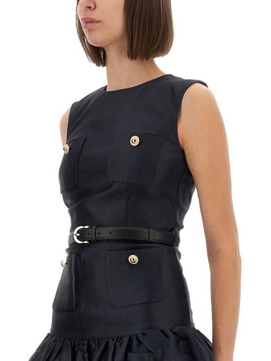 25FW 셀프 포트레이트 숏 원피스 PF25 017S BL BLUE - SELF PORTRAIT