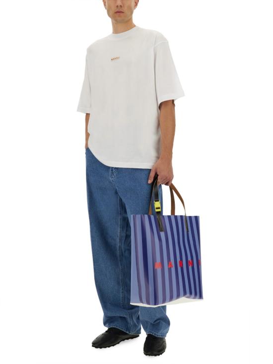 25FW 마르니 반팔 티셔츠 HUMU0223X6 UTCZ5700W01 WHITE - MARNI