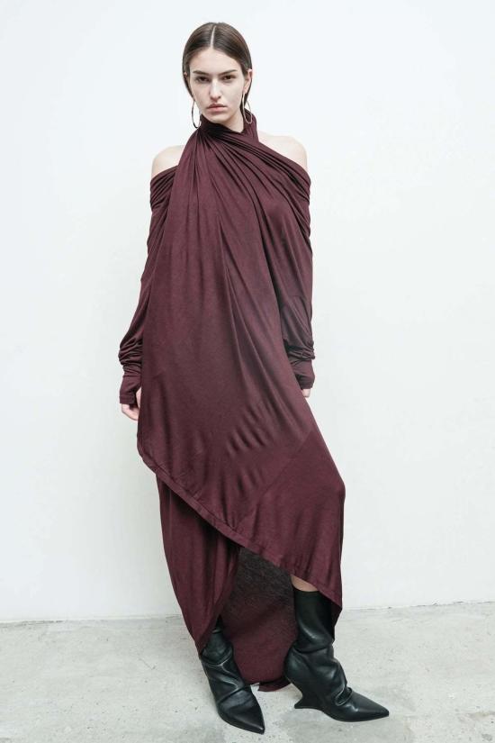  Nicholas K 롱 원피스 니콜라스 K 세리우스 티셔츠 드레스 - OTHER BRANDS