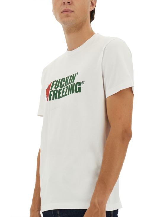 25FW 디스퀘어드2 반팔 티셔츠 S74GD1450 D20020100 WHITE - DSQUARED2