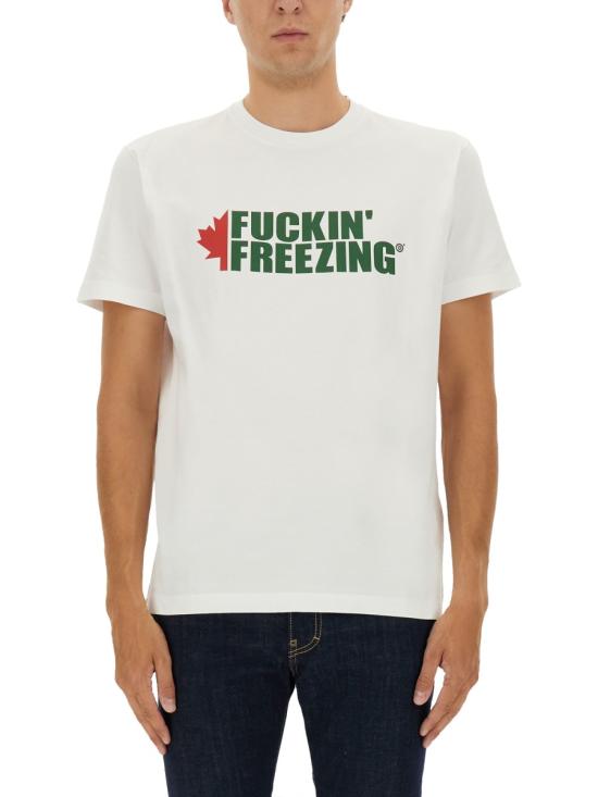 25FW 디스퀘어드2 반팔 티셔츠 S74GD1450 D20020100 WHITE