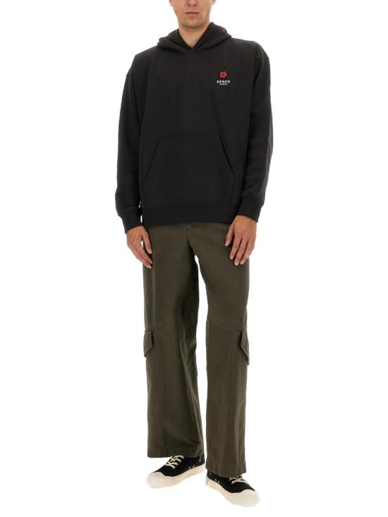 25FW 겐조 긴팔 티셔츠 FF65HO4524MC 99J BLACK - KENZO