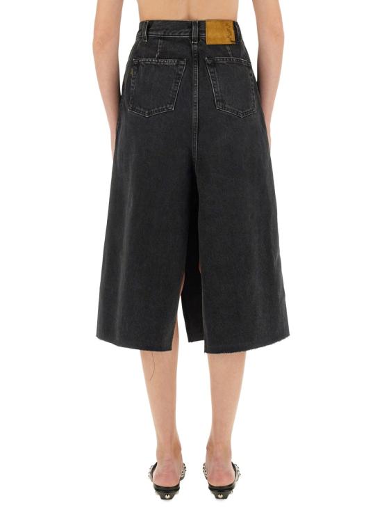 25FW 하이쿠레 데님 스커트 HEW08096DF119L0894 L0894 BLACK - HAIKURE