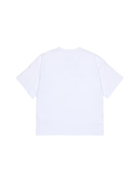 25FW [키즈] MM6 메종마르지엘라 티셔츠 M60907K MM04IM6100 WHITE - MM6 MAISON MARGIELA