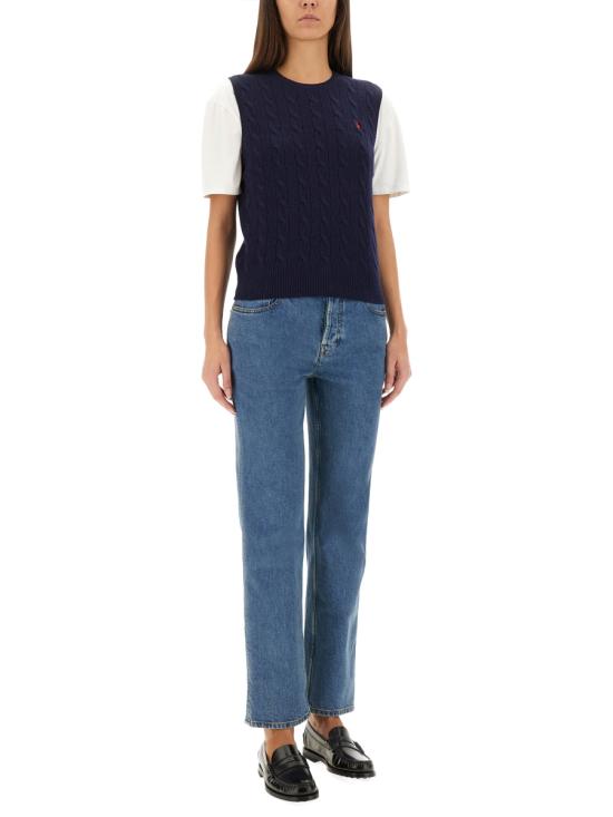 25FW 폴로 랄프로렌 스웨터 211972134 001HUNTERNAVY BLUE - POLO RALPH LAUREN