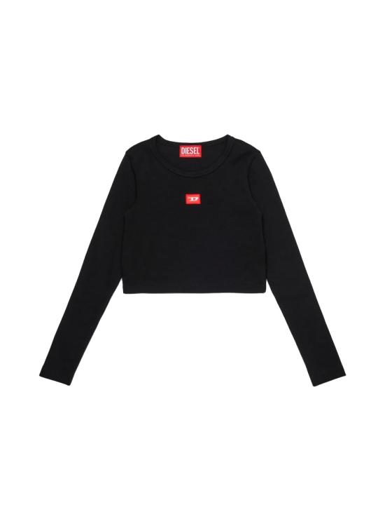 25FW [키즈] 디젤 티셔츠 J02452K KYAZYK900 BLACK