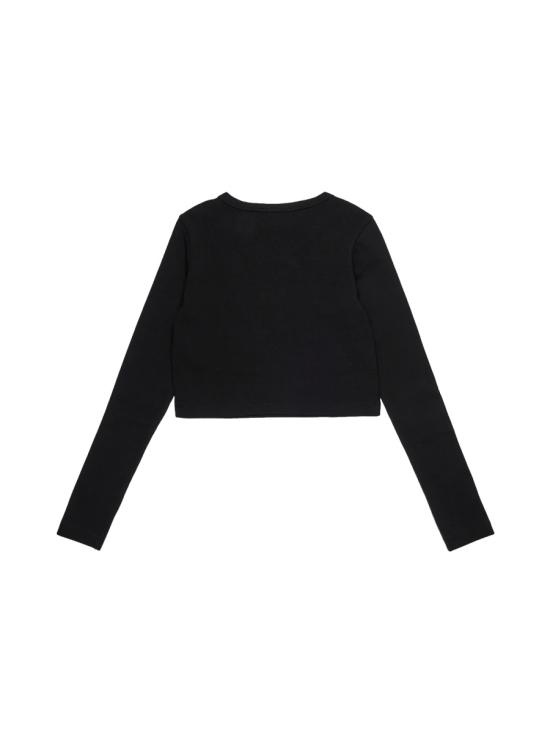 25FW [키즈] 디젤 티셔츠 J02452K KYAZYK900 BLACK - DIESEL