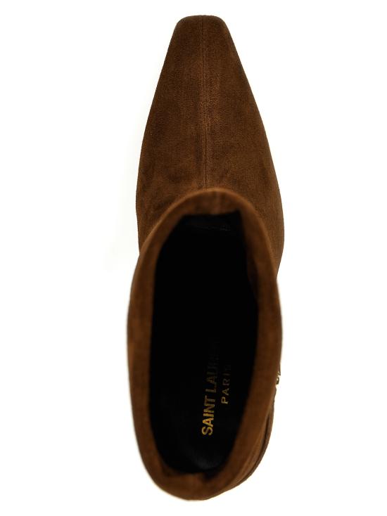25FW 생로랑 부츠 801393 0LI002701 BROWN - SAINT LAURENT