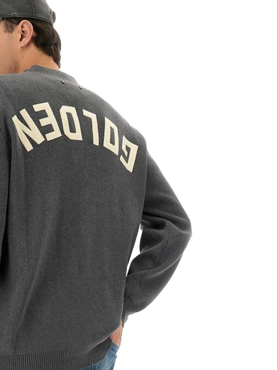 25FW 골든구스 스웨터 GMP00946 P00066260304 GREY - GOLDEN GOOSE