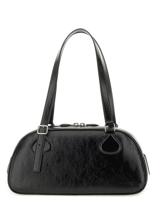 25FW 쿠레쥬 프라이데이 레더 숄더백 325GSA191CR0043 9999 BLACK - COURREGES