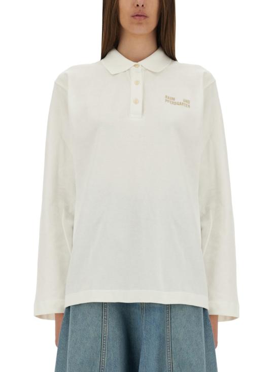 25FW 바움 운드 페르드가르텐 폴로 티셔츠 24277 C1069 IVORY