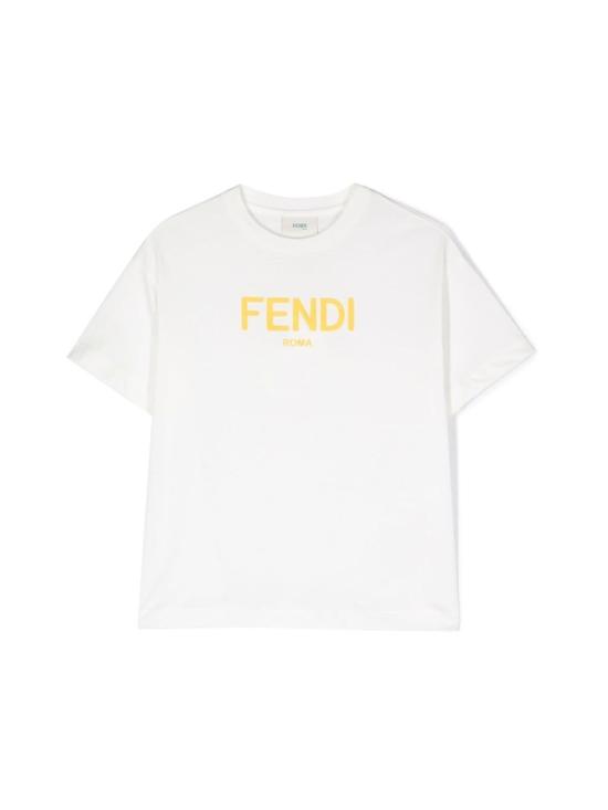 25FW [키즈] 펜디 티셔츠 JUI137K 7AJF0TU9 MULTICOLOUR - FENDI