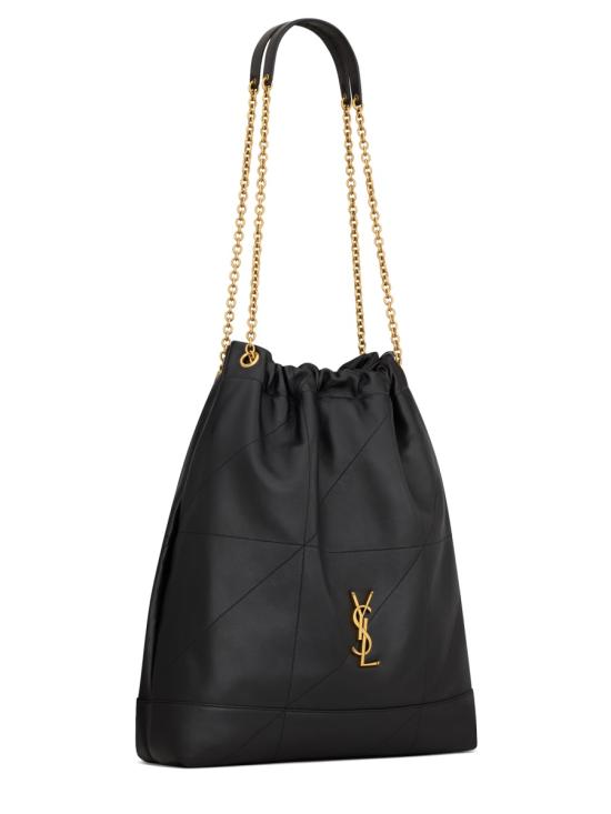 26FW 생로랑 제이미 라지 포숑 램스킨 828350 AAB321000 BLACK - SAINT LAURENT