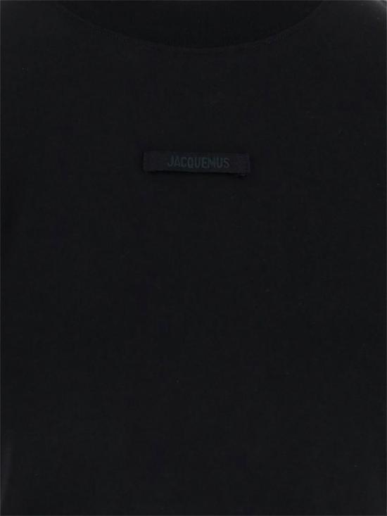 25FW 자크뮈스 반팔 티셔츠 TSW00133AJ00124990 BLACK - JACQUEMUS
