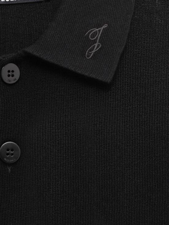 25FW 자크뮈스 폴로 티셔츠 POM00603AK00274990 BLACK - JACQUEMUS