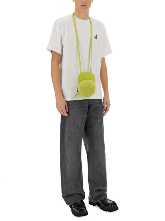 25FW JW앤더슨 앵커 자수 티셔츠 JT0257 PG1510001 WHITE - JW ANDERSON